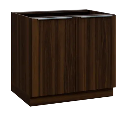 SIS - 9D spodní skříňka, 2-dveřová, 870x900x600, ořech královský